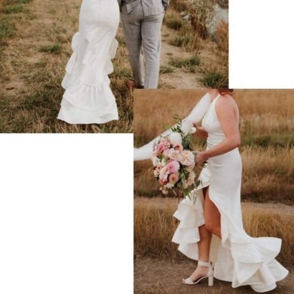 Revolve Bronx and Banco Paros Gown in White
size 4-6 NWT - Picture 3 of 17